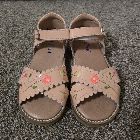 petit nord Other - Petit Nord Flower Embroidered Cross-over Scratch Sandals - Uniqua Collection